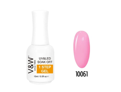 Гель-лак однофазный ONE STEP 15 мл.-- Gel Lac ONE STEP, 15 ml--- 10061