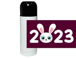 Термос год Кролика №12