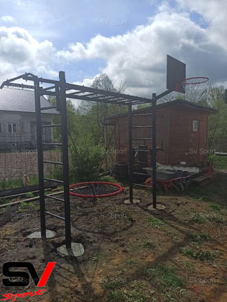 Уличная шведская стенка Sv Sport рукоход 544