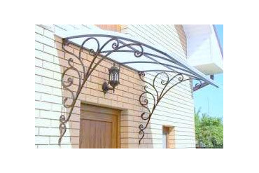 монтаж козырька во Владимире