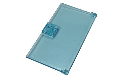 Door 1 x 4 x 6 with Stud Handle, Trans-Light Blue (60616 / 4520866 / 6247361)