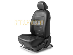 Авточехлы экокожа, строчка для Lada Largus / Largus Cross Sw (2 места) 2021-