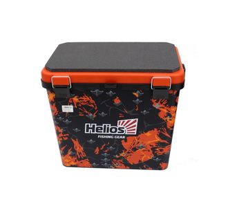 Ящик зимний SHARK односекционный оранжевый Helios
