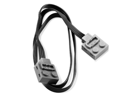 Electric, Power Functions Extension with one Light Bluish Gray End length 50cm, Dark Bluish Gray (58118 / 4506077 / 6209890)