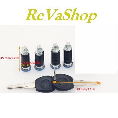 Фиксатор цилиндр личинка сердцевина замка левой правой двери автомобильной двери для VW TRANSPORTER