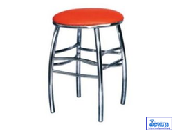 Табурет Лотос хром SP (20 ВАРИАНТОВ ЦВЕТА)