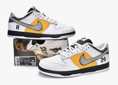 Nike SB Dunk Low Pro Kobe (Белые) сбоку