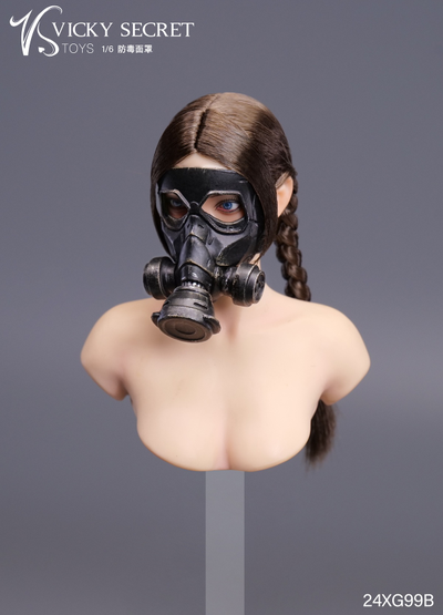 Женский противогаз (газовая маска) - 1/6 Gas Mask (24XG99B) - VSTOYS