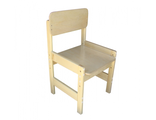 Стул детский регулируемый «Дошколенок»: массив, фанера, лак, группа роста 1-3 (268, 300, 332 мм)