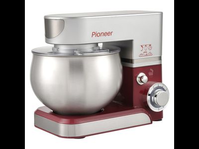Миксер-тестомес Pioneer MX322 wine maroon 1000Вт, 5л, 6 скоростей.