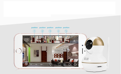 BW. Моторизированная видеокамера WiFi/LAN с DVR, HD (163Eye/Yoosee)