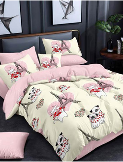 Постельное белье TANGO Dream Fly микросатин семейное 160x210x2 220x245x1 70x70x2 DF05-246-70