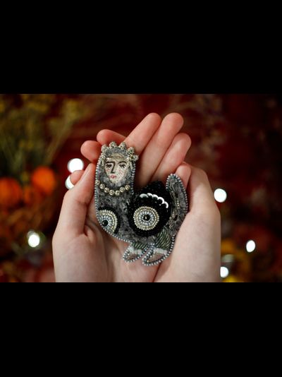 Брошь "Алконост"