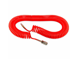 Шланг пневматический спиральный 15 м, 1/4 (F) - 1/4 (M), PU ARNEZI R7502012