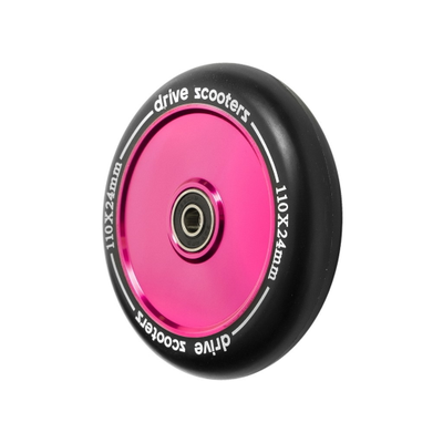 Колесо Drive Scooters Soul 110mm черный/розовый