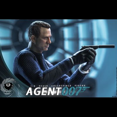 Джеймс Бонд (Дэниел Крейг, "Не время умирать") - КОЛЛЕКЦИОННАЯ ФИГУРКА 1/6 Agent 007 (BK-003) - BLACK 8 STUDIO