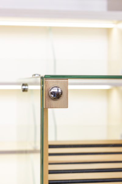 (ЭКС0200) Хлебная витрина "EXCLUSIVE" с 3-мя наклонными полками