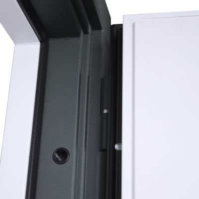 Стальная дверь   Изумруд с окном и лазерной резкой (терморазрыв 3к)