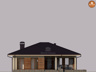 Одноэтажные дом из лстк конструкций | Проект №181
