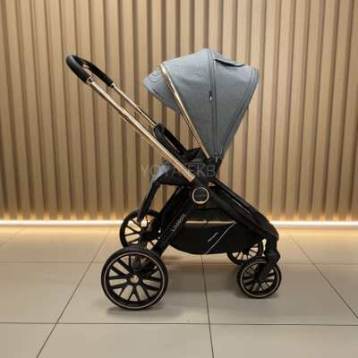 Детская коляска Luxmom 788 (реверсивный блок) Серый
