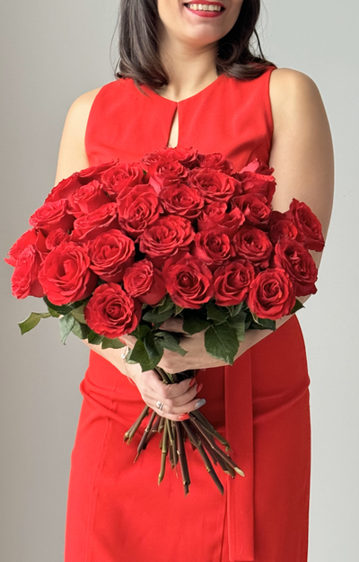 Букет 60 на день влюбленных