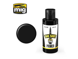 Ammo MIG: Грунтовка One shot Primer "Black" (60 мл.)
