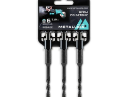 Буры по бетону SDS-plus METALLICA Optima 6х110/50 мм