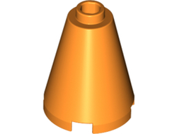 Cone 2 x 2 x 2 - Open Stud, Orange (3942c / 4213119 / 6022148 / 6062601)