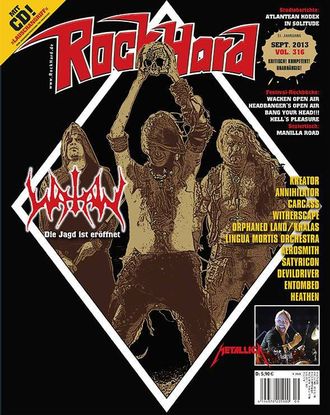 Rock Hard Magazine September 2013 Satan, Kreator Inside, Немецкие журналы в России, Intpressshop