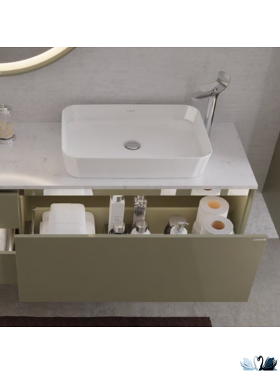 Раковина Creavit Loop LP060-00CB00E-0000 LP060 прямоугольная 60 см, глянец белоснежного цвета