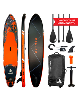 Надувная SUP-доска Сапборд (SUP board) Alpha Supboard RAPTOR-11.6 COMFORT