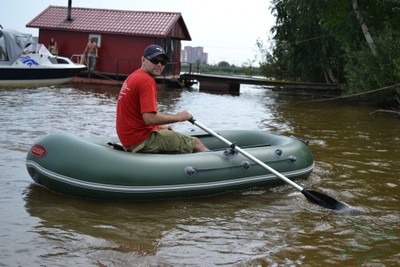 Лодка ПВХ Мнев и К TUZ 280 с пайолами Зелёная