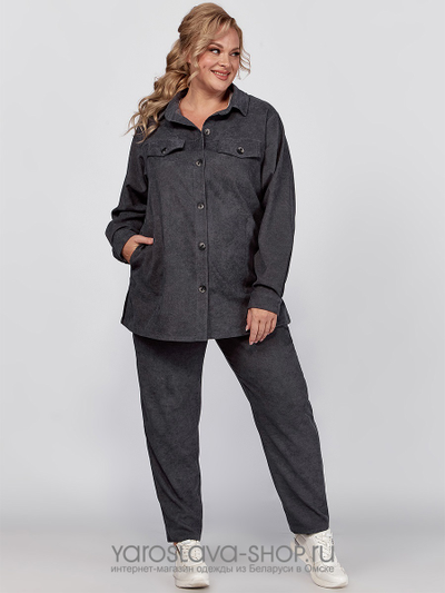 Костюм женский 2-х предметный, состоящий из рубашки и брюк