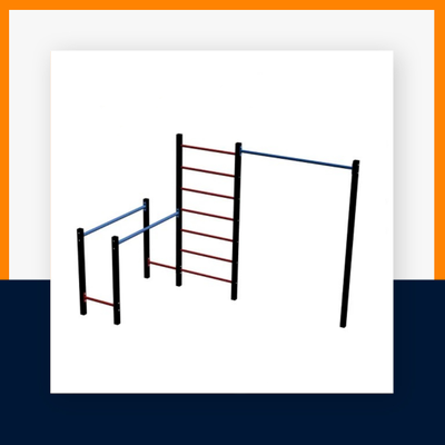 Спортивная площадка Workout W04.16 + качель-гнездо