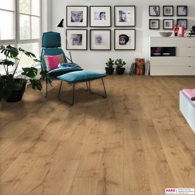 Ламинат Haro Tritty 100 Дуб Альпийский Натур 542069 32 класс толщина 8 мм с фаской 1.98 м2