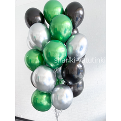 Фонтан 25  шаров "Халк"