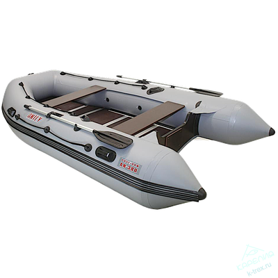 Лодка ПВХ Мнев и К Антей-380 Серая