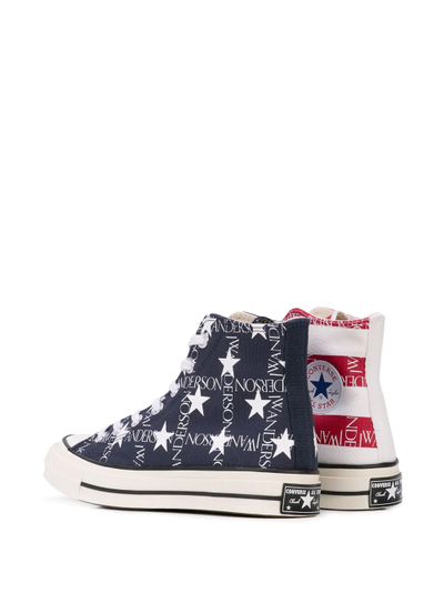 Кеды Converse x JW Anderson высокие цвет красно-белый