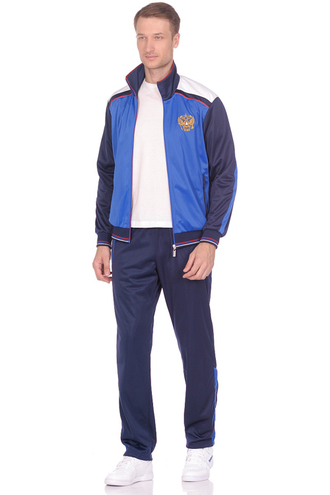 Cпортивный костюм мужской с символикой  России,  SKM-1249, ярко-синий
