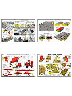 Плакаты ПРОФТЕХ "Кровельные работы" (20 пл, винил, 70х100)