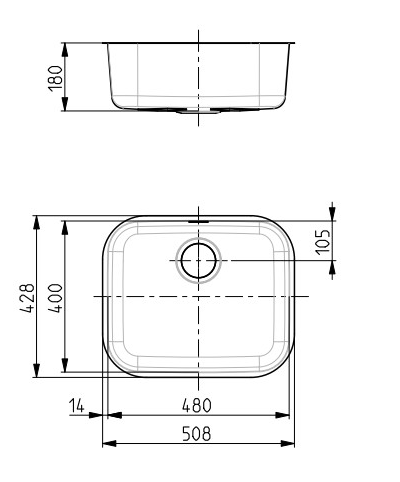 Мойка Alveus Variant MONARCH 10 антрацит
