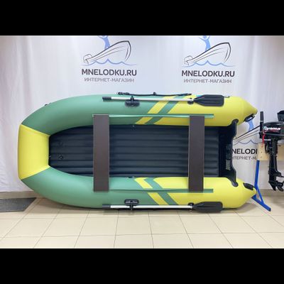 Моторная лодка GLADIATOR E330S зелено-оливковый - MNELODKU.RU