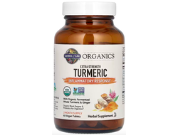 Garden of Life Organics Extra Strength Turmeric - Куркумин повышенной силы