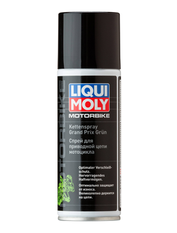 Спрей для приводной цепи мотоциклов (зеленый) Liqui Moly Motorbike Kettenspray Grand Prix Grun - 0,2 Л (7637)