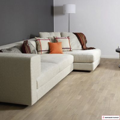 Паркетная доска Farecom Дуб Сен-Тропе состаренный 188 мм 3-х полосная без фаски лак замок 2G толщина 14 мм 3.41 м2