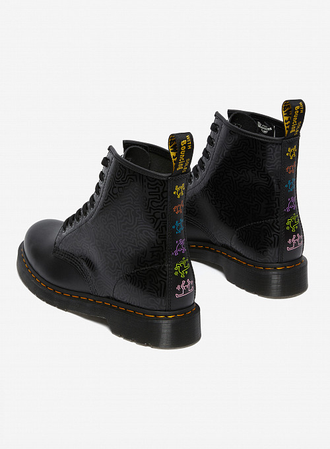 Ботинки Dr. Martens 1460 Keith Haring черного цвета