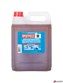 Средство моющее универсальное для поломоечных машин 5 л, ПРОГРЕСС М, малопенное. 603648
