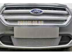 Защита радиатора Ford Kuga II 2016- chrome низ PREMIUM