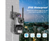 Поворотная IP Камера с Двумя Объективами и с Сигнализацией Оптом