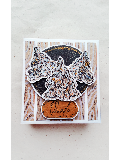 Подарочная коробочка под кулон или подвеску в стиле украшения